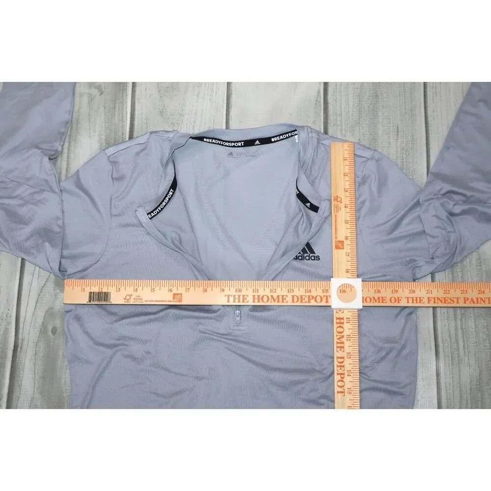 Adidas Men's Lightweight Quarter Zip Golf AeroReady Breathable Pullover Size M